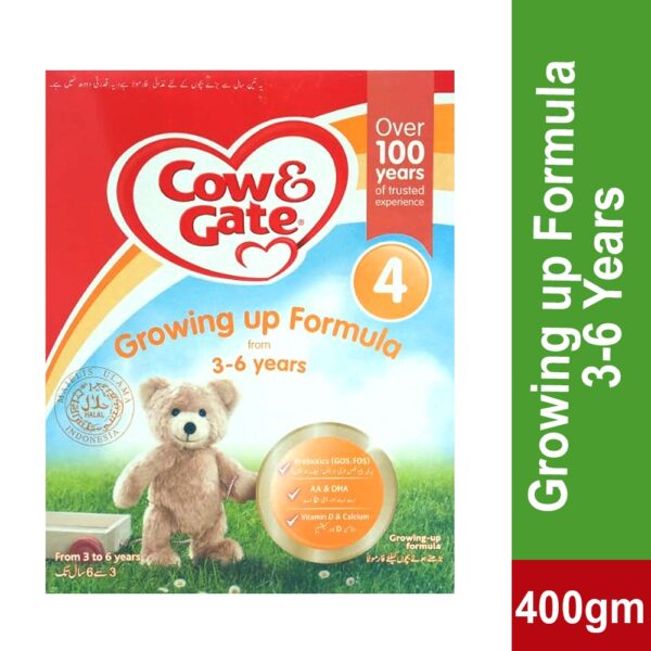Cow & Gate 4 Baby Toddler Milk Formula 2+ Years 400g