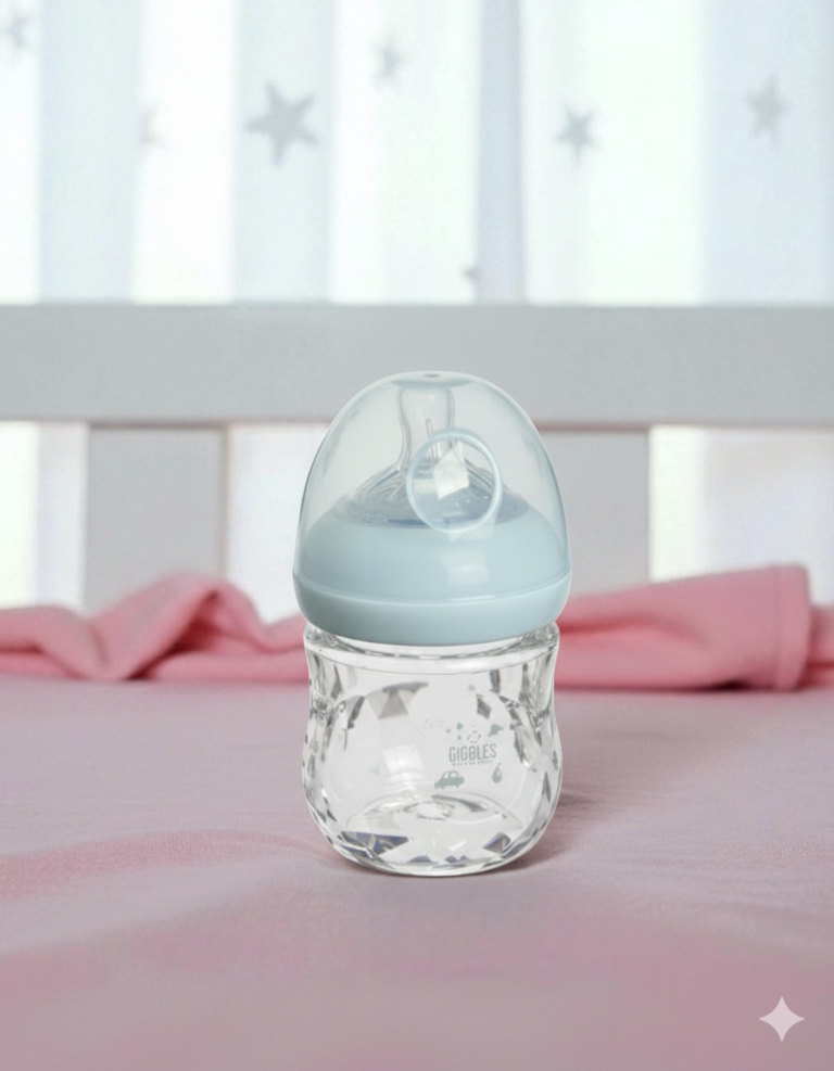 Crown Neck Small 4oz Breast Shape Baby Bottle
